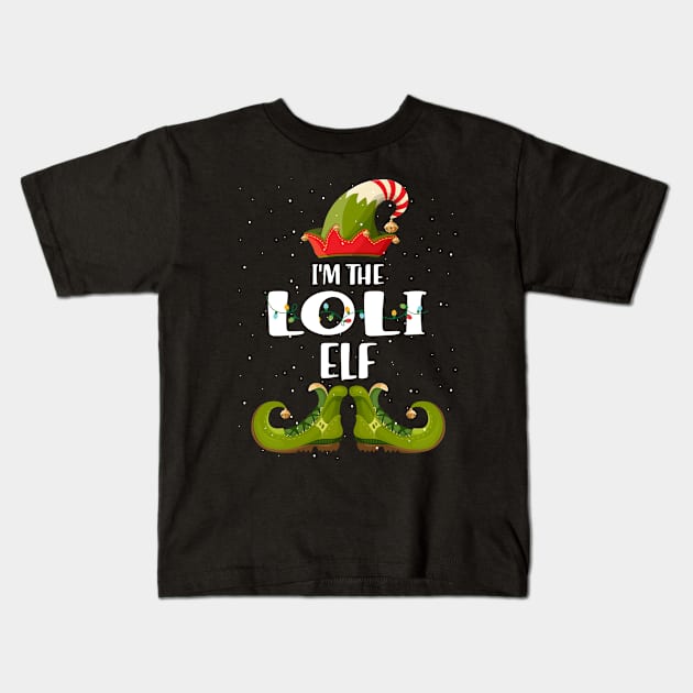 Im The Loli Elf Christmas Kids T-Shirt by intelus